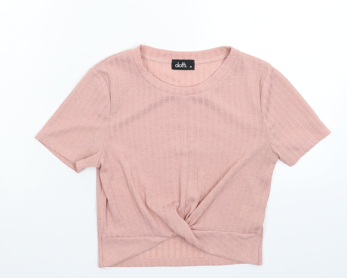 Dotti Womens Pink   Basic T-Shirt Size XS