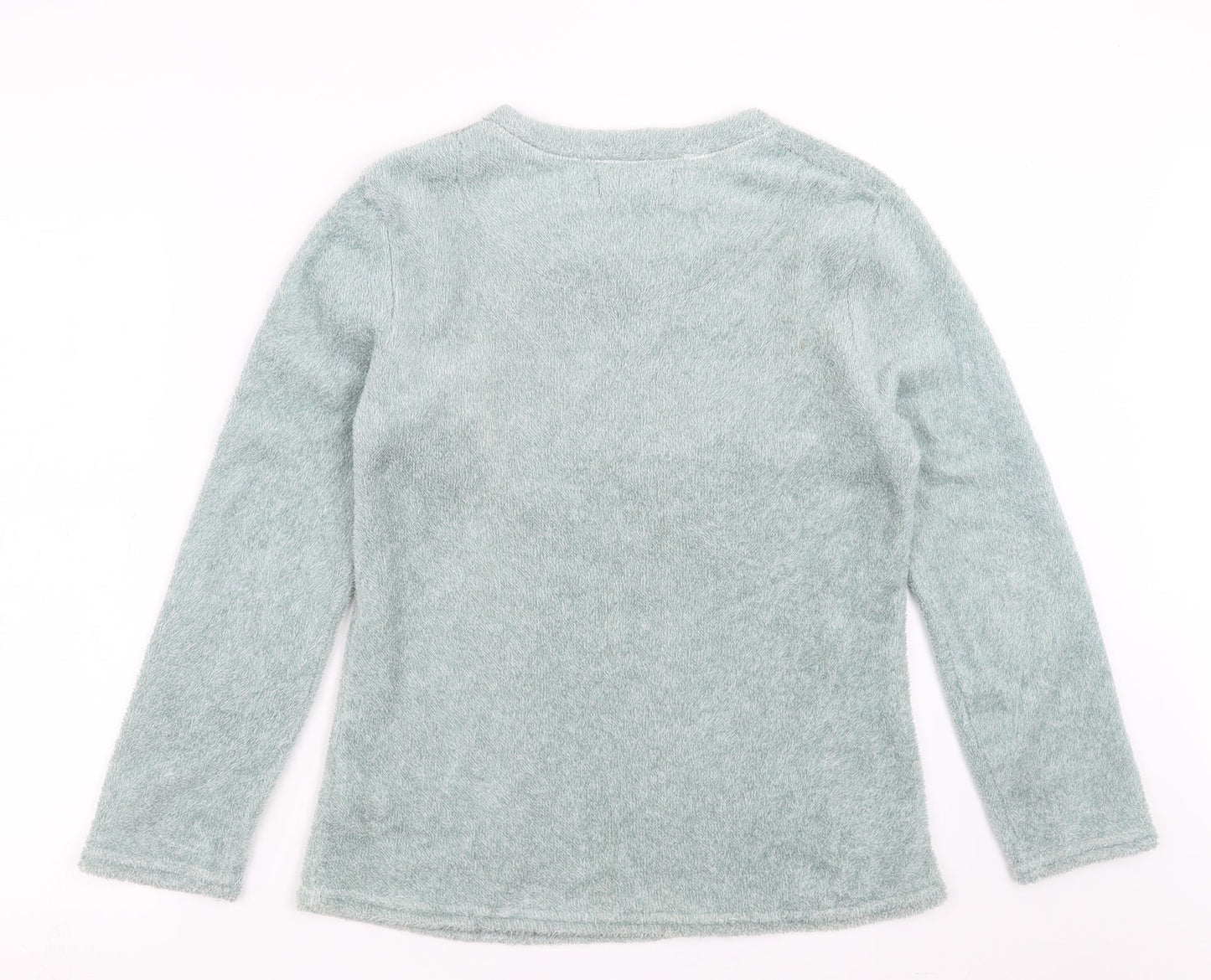 Primark Womens Green Solid  Top Pyjama Top Size XS  - lazy days