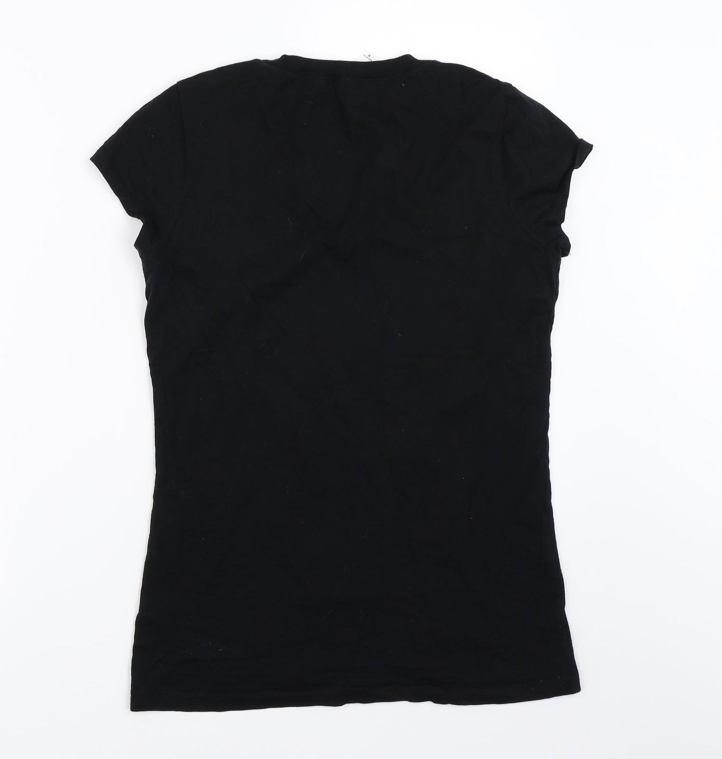 Bella + Canvas Womens Black   Basic T-Shirt Size M