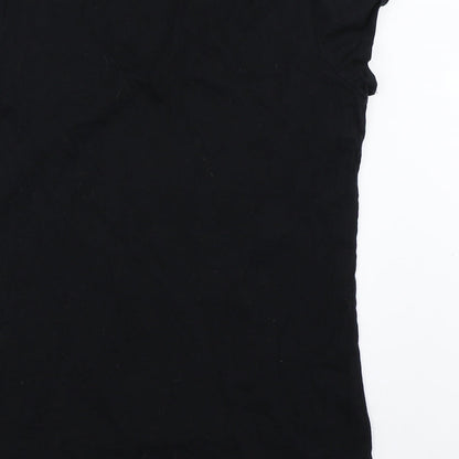 Bella + Canvas Womens Black   Basic T-Shirt Size M