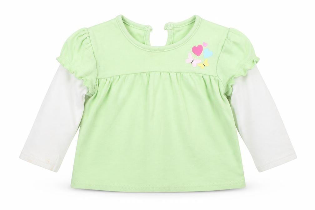 George Girls Green   Basic T-Shirt Size 6-9 Months