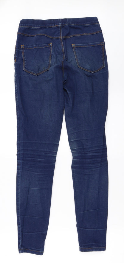 George Womens Blue  Denim Jegging Jeans Size 8 L29 in