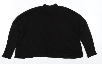 H&M Womens Black   Pullover Jumper Size M