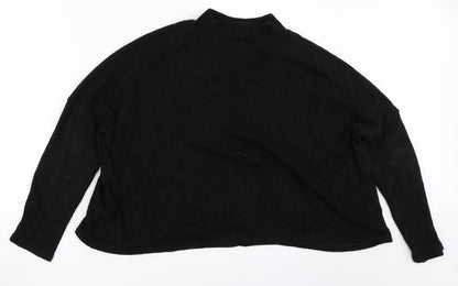 H&M Womens Black   Pullover Jumper Size M