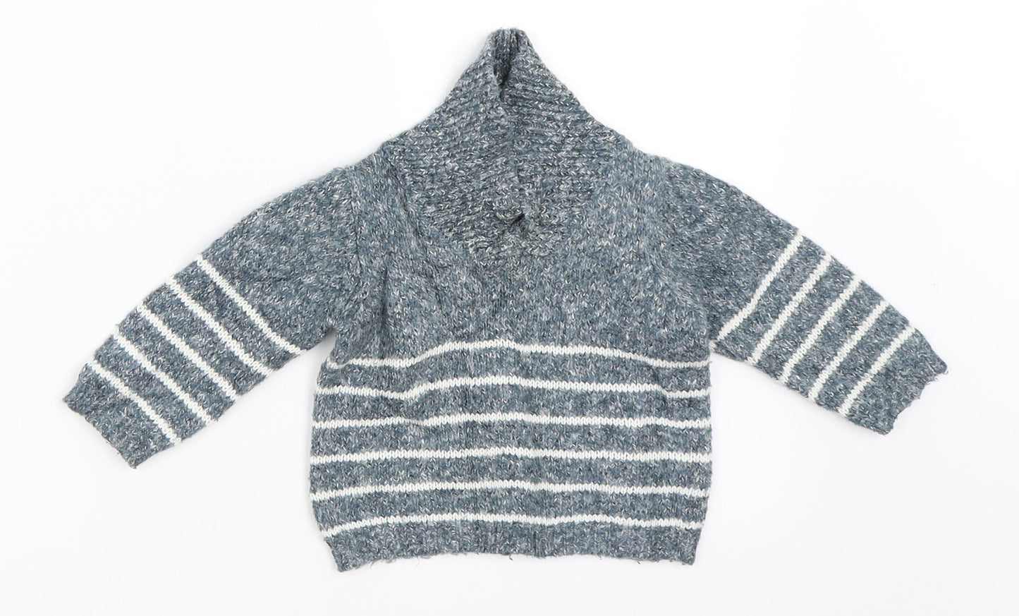 Earlydays Boys Blue   Pullover Jumper Size 3-6 Months