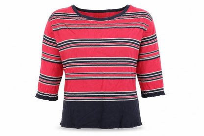 Next Womens Pink Striped  Pullover Jumper Size 10