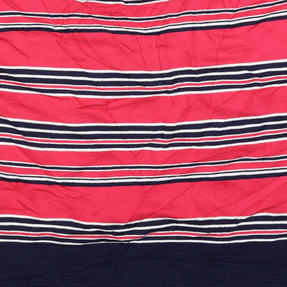Next Womens Pink Striped  Pullover Jumper Size 10