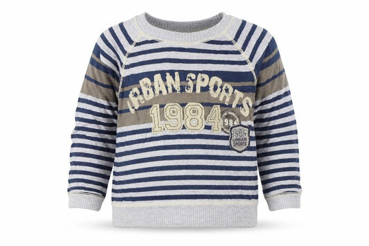 Matalan Boys Grey Striped  Pullover Jumper Size 2-3 Years