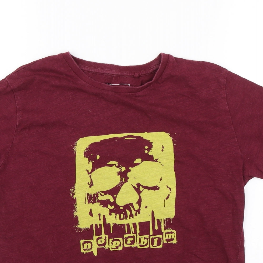 NEXT Boys Red   Basic T-Shirt Size 11 Years