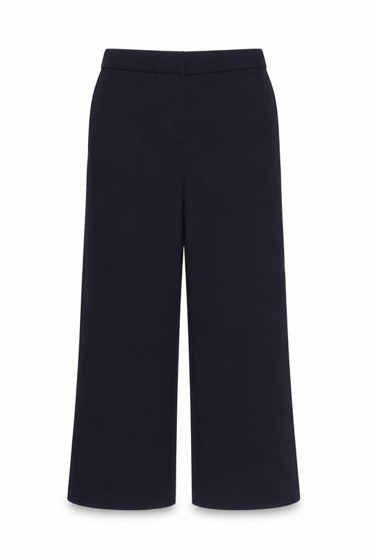 Label be Womens Blue   Cropped Trousers Size 14 L26 in