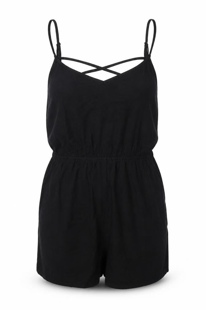 H&M Womens Black   Coverall One-Piece Size 12