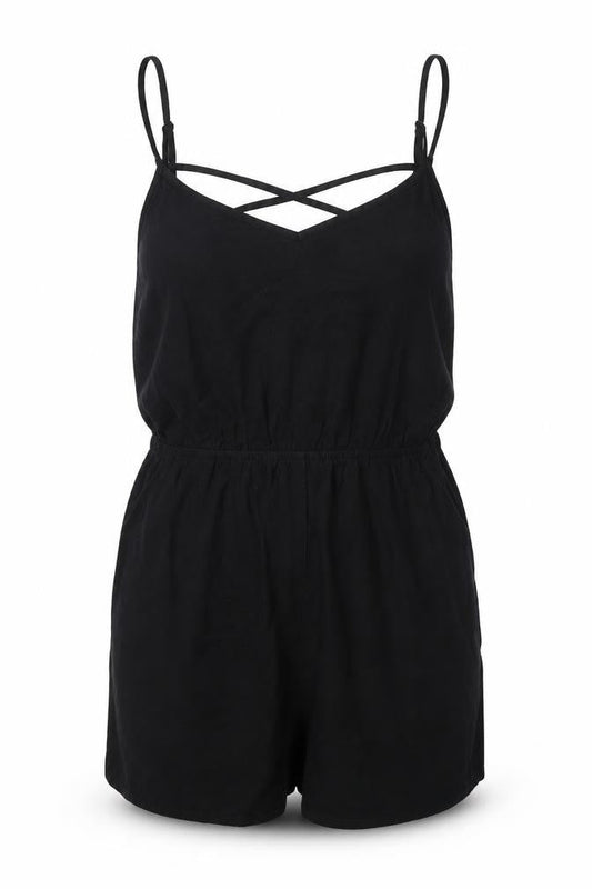 H&M Womens Black   Coverall One-Piece Size 12