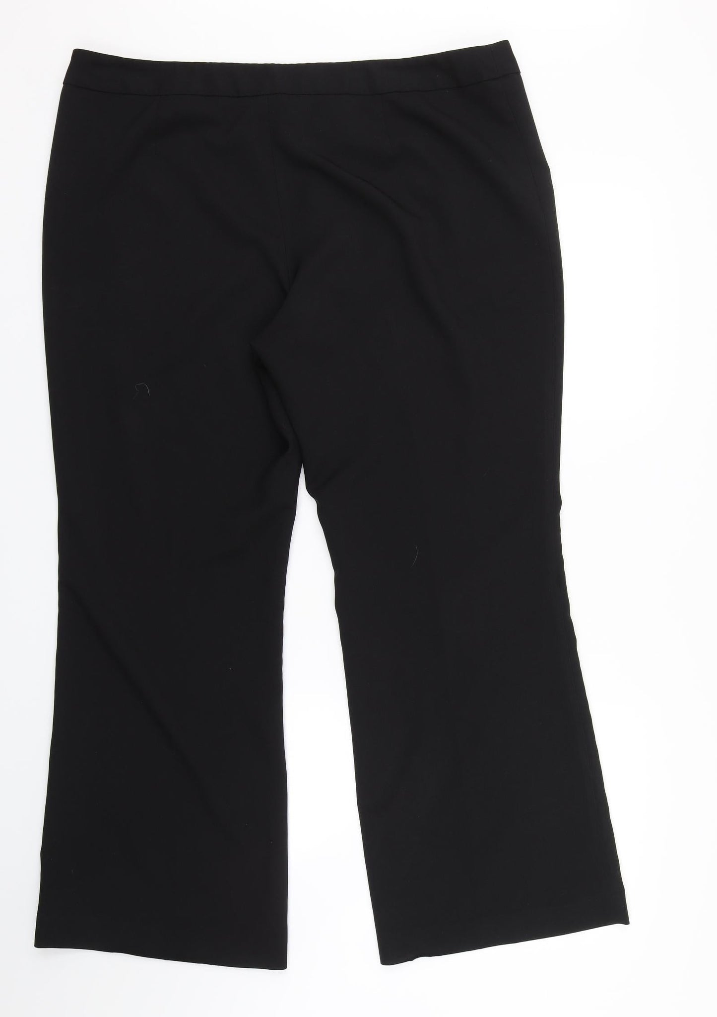 Basics Womens Black   Trousers  Size 18 L28 in