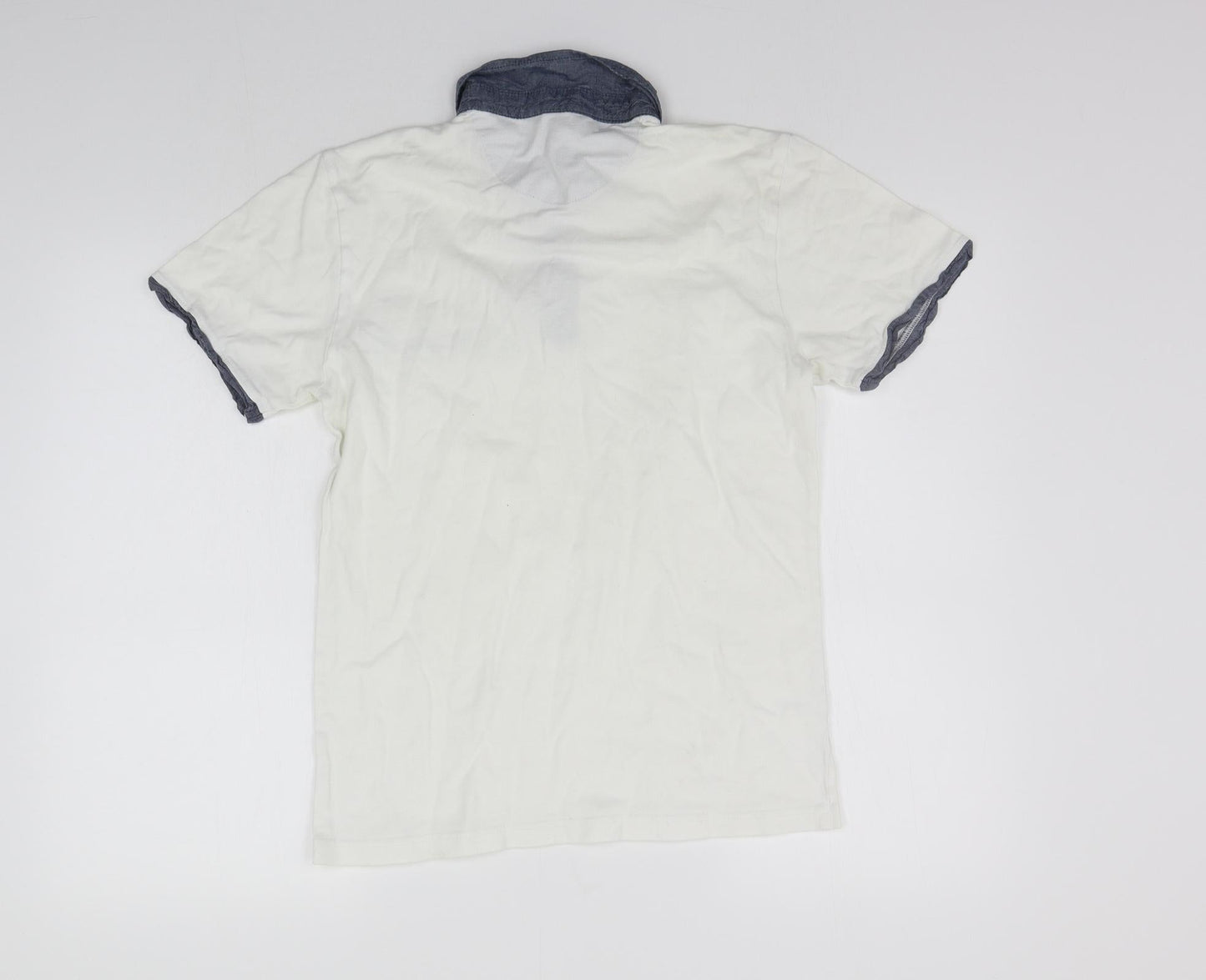 Cedar Wood State Womens White   Basic Polo Size S  - washable mark