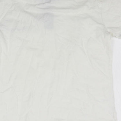 Cedarwood State Womens White Basic Polo Size S - washable mark