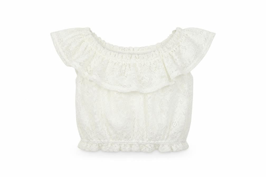 New Look Girls White   Basic T-Shirt Size 9 Years