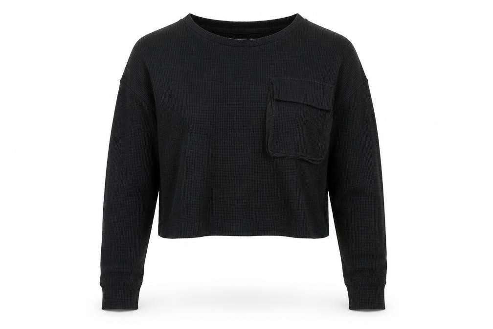 PRETTYLITTLETHING Womens Black   Pullover Jumper Size 12