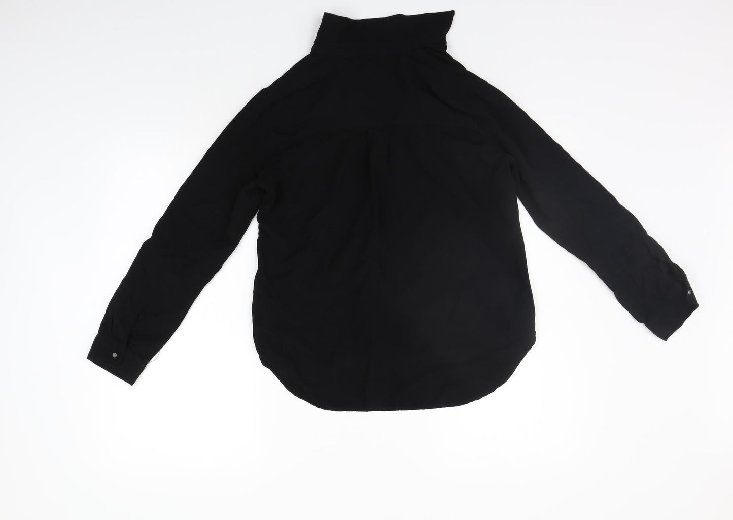 New Look Womens Black   Basic Button-Up Size 8