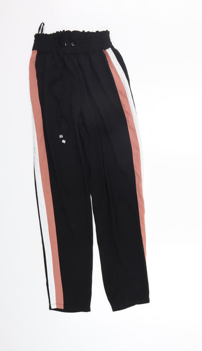 New Look Womens Black   Trousers  Size 8 L27 in - Elastic Waist Band