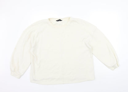 F&F Womens Beige   Pullover Jumper Size 14