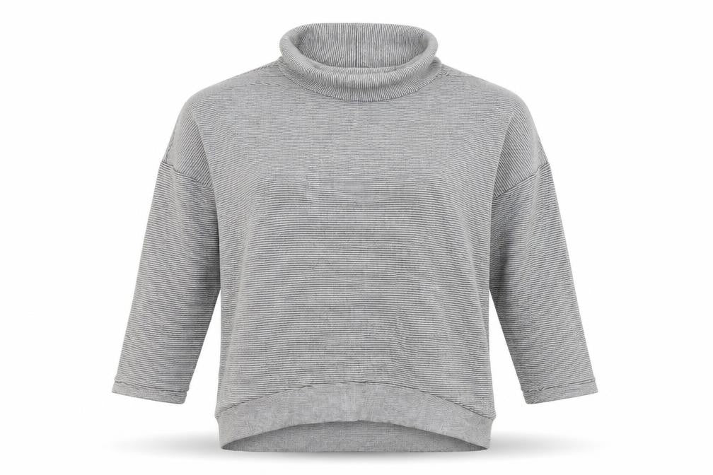 Atmosphere Womens Grey Striped  Pullover Jumper Size 8