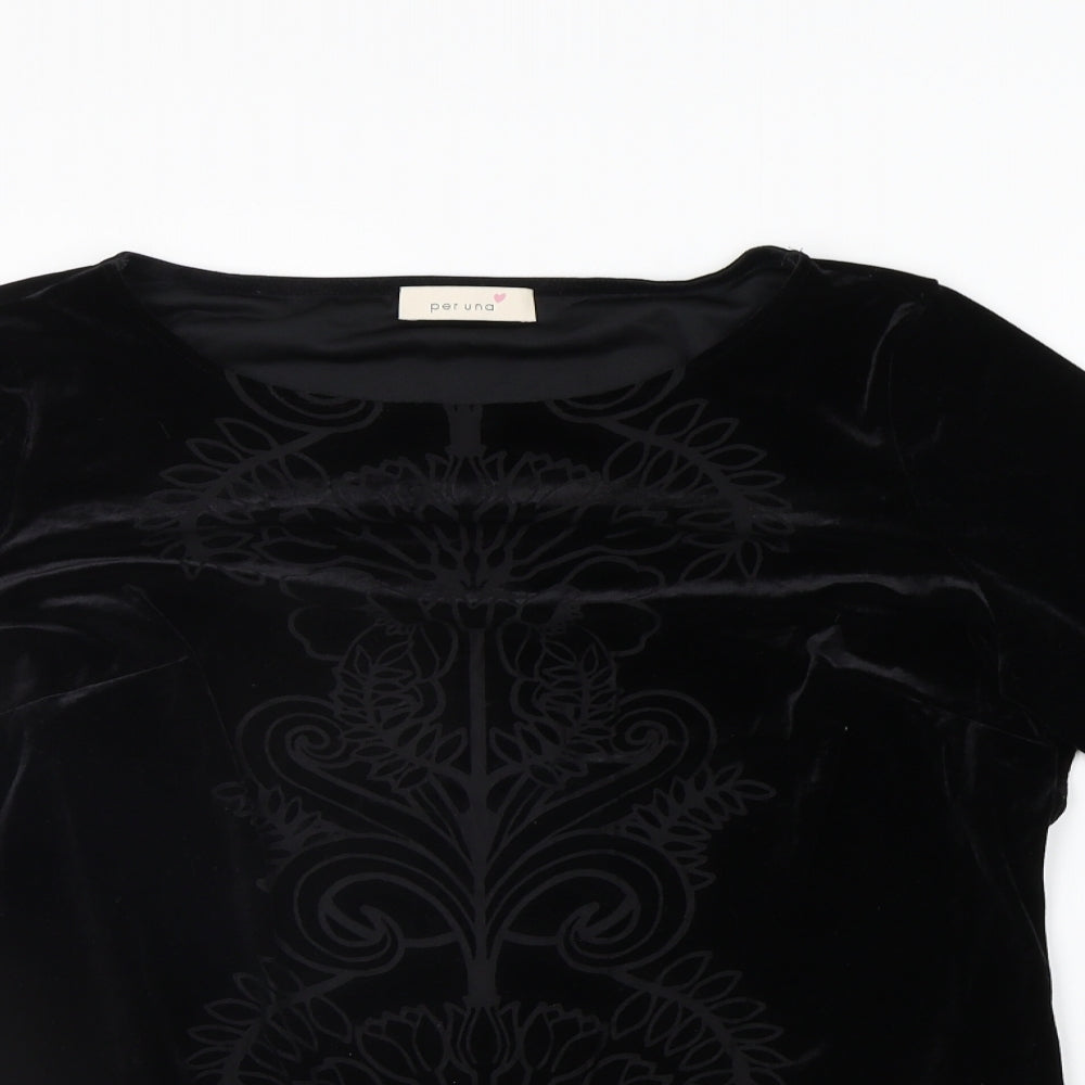 Marks and Spencer Womens Black   Pullover Jumper Size 14