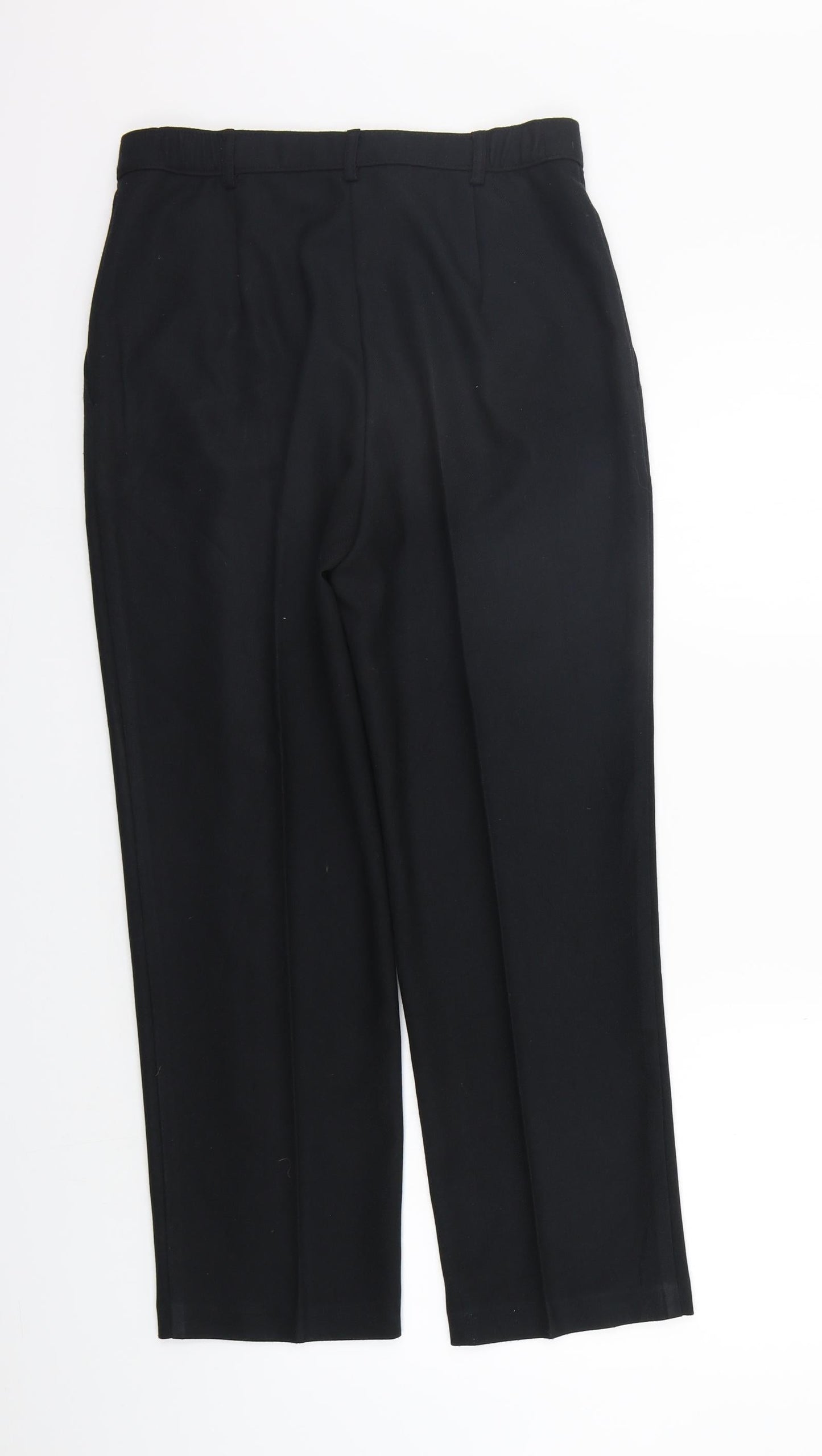 Marks and Spencer Womens Black   Trousers  Size 10 L26 in