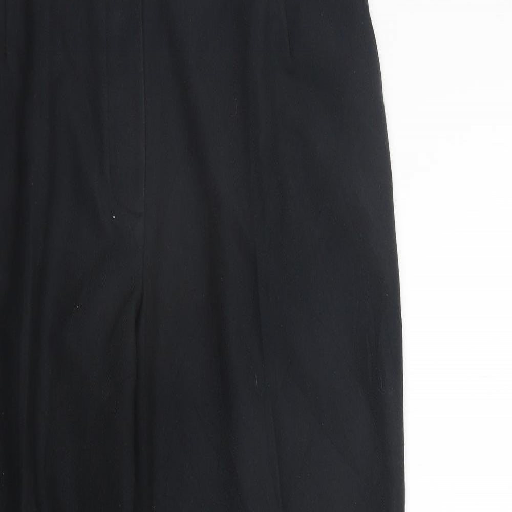 Marks and Spencer Womens Black   Trousers  Size 10 L26 in