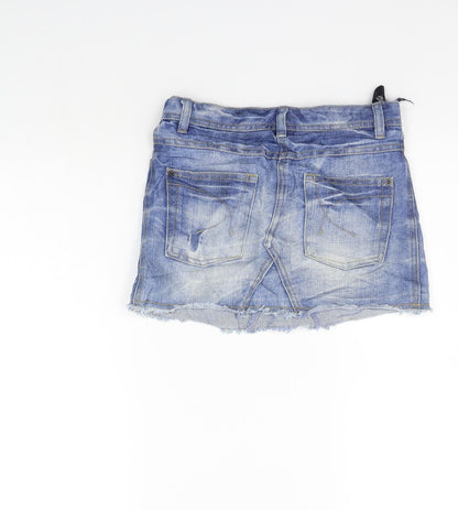 Next Girls Blue   A-Line Skirt Size 10 Years