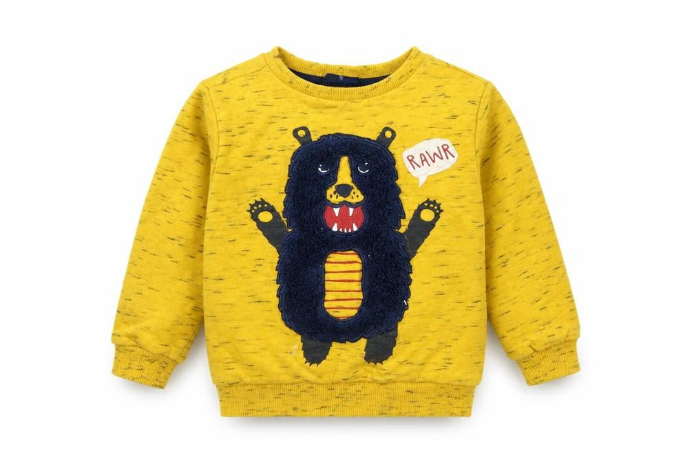 George Girls Yellow   Pullover Jumper Size 2 Years  - BEAR