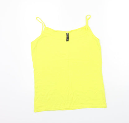 Preloved jerees colours Womens Yellow   Basic Tank Size XL - Front