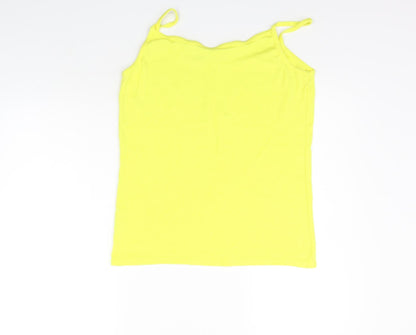 Preloved jerees colours Womens Yellow   Basic Tank Size XL - Back