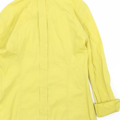 Preloved Calvin Klein Jeans Womens Yellow   Basic Blouse Size S - Label