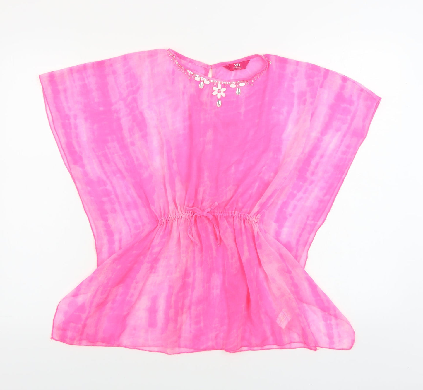 YD Girls Pink   Basic Blouse Size 8-9 Years