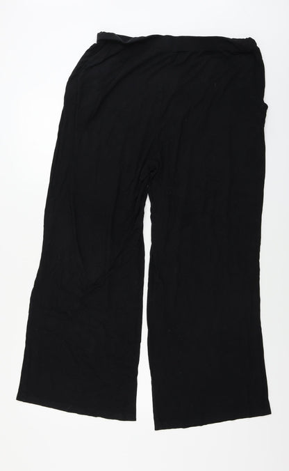 Capsule Womens Black Trousers Size 18 L25 in
