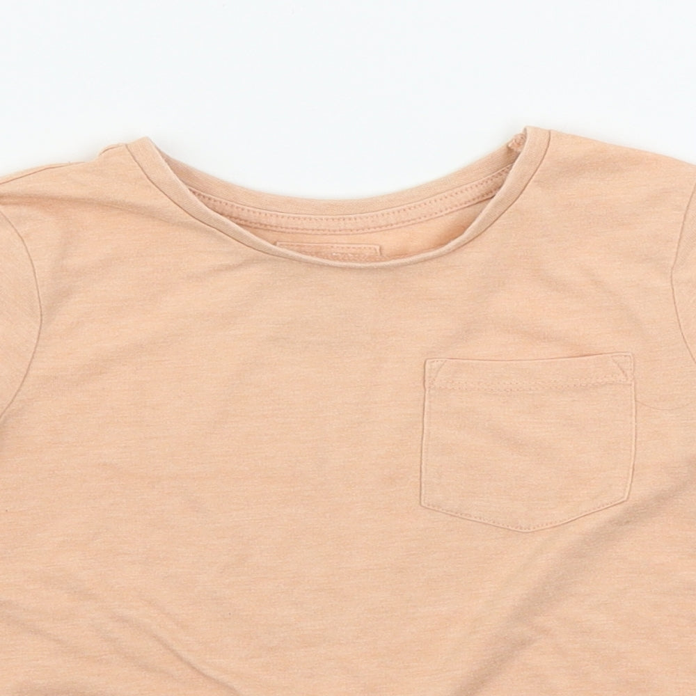 F&F  Girls Orange   Basic T-Shirt Size 3-4 Years
