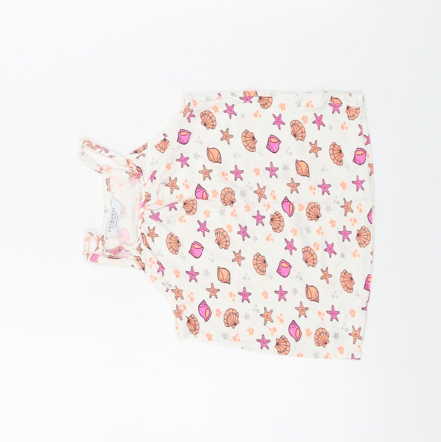 Primark  Girls White   Basic Tank Size 6-7 Years