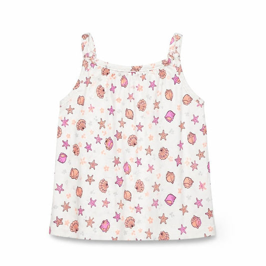 Primark Girls White   Basic Tank Size 6-7 Years