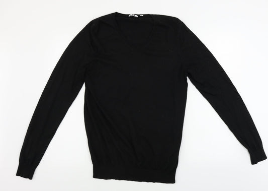 QED London  Mens Black   Pullover Jumper Size L