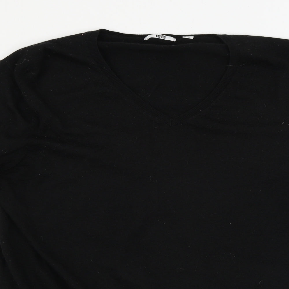 QED London  Mens Black   Pullover Jumper Size L