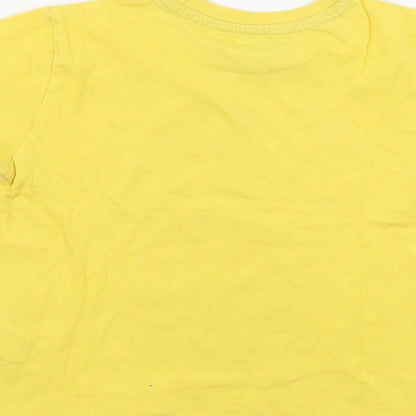 Primark Boys Yellow   Basic T-Shirt Size 2-3 Years