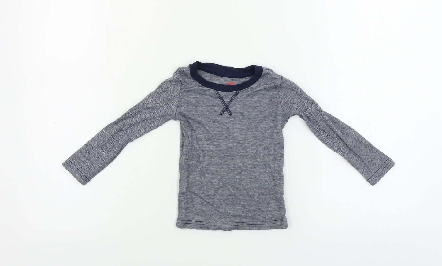 H&M  Girls Blue   Basic T-Shirt Size 2 Years