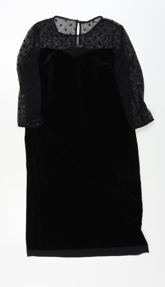 Marks and Spencer  Womens Black   A-Line  Size 10