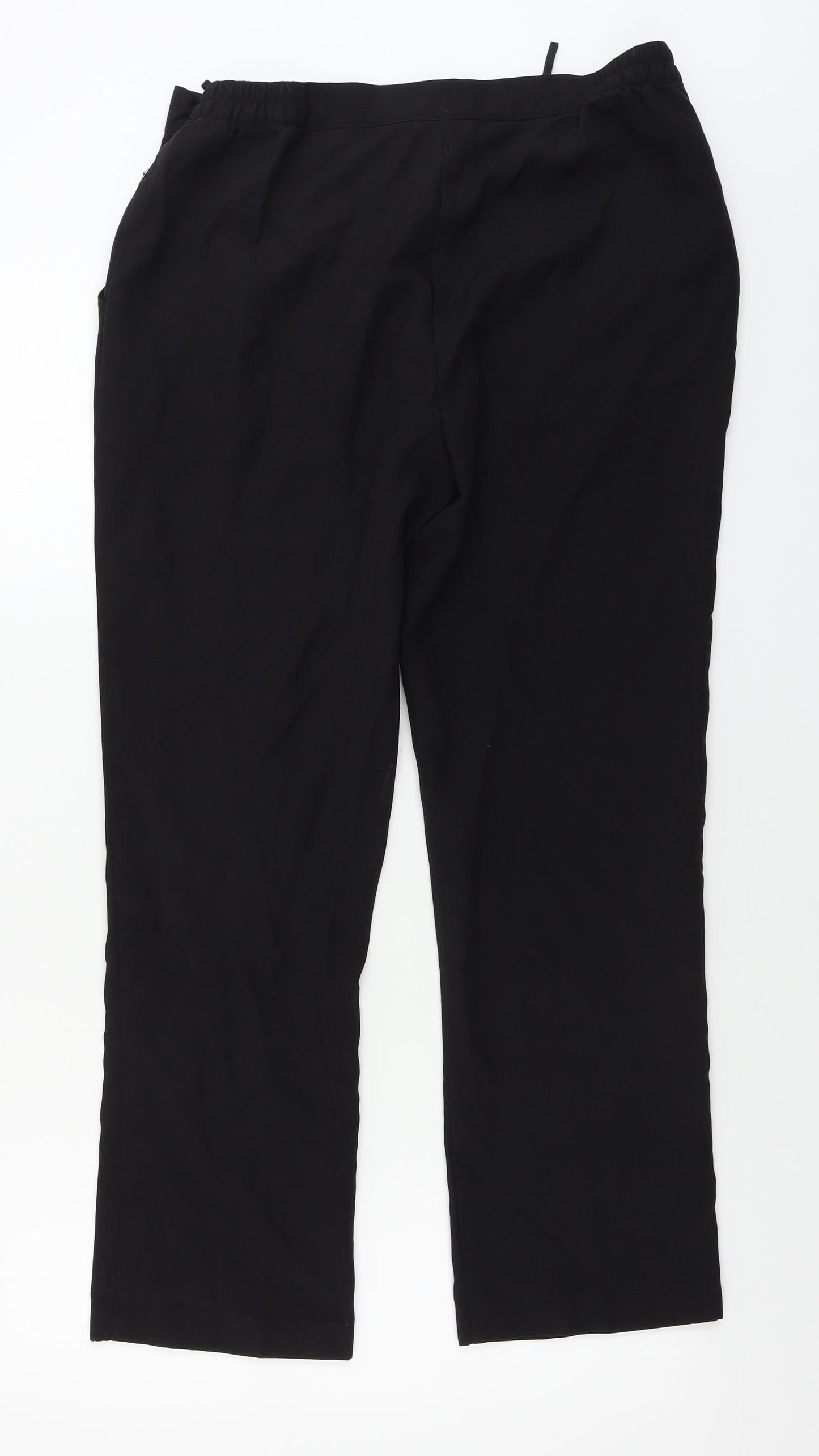 Preworn  Womens Black   Trousers  Size 14 L26 in