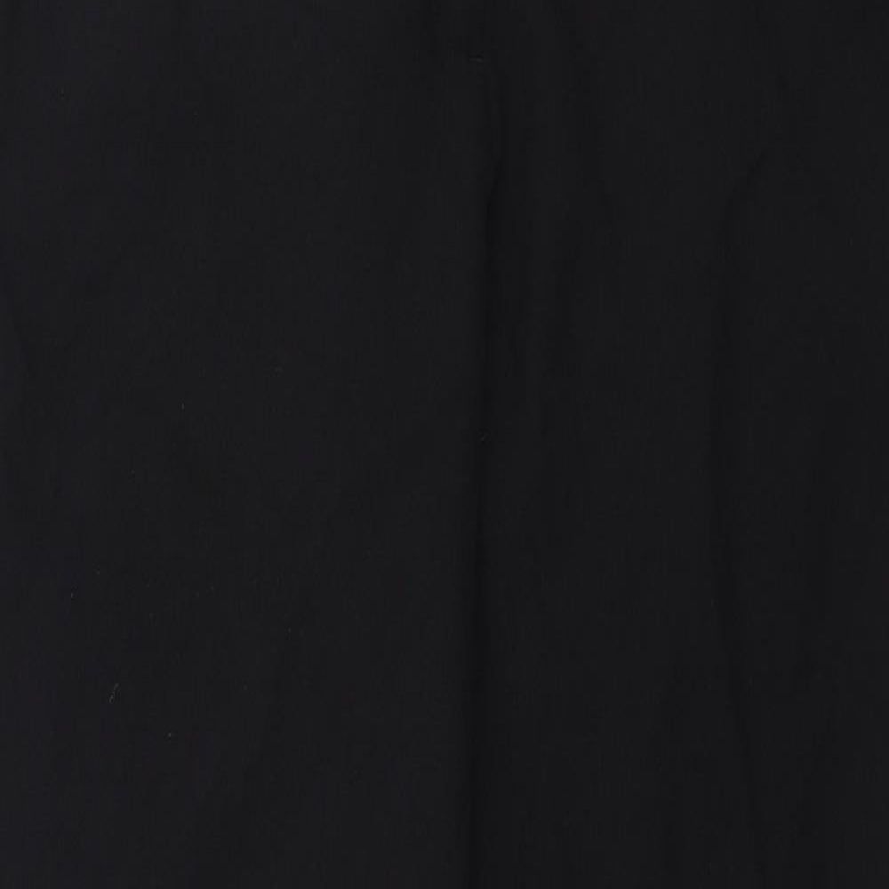 Preworn  Womens Black   Trousers  Size 14 L26 in