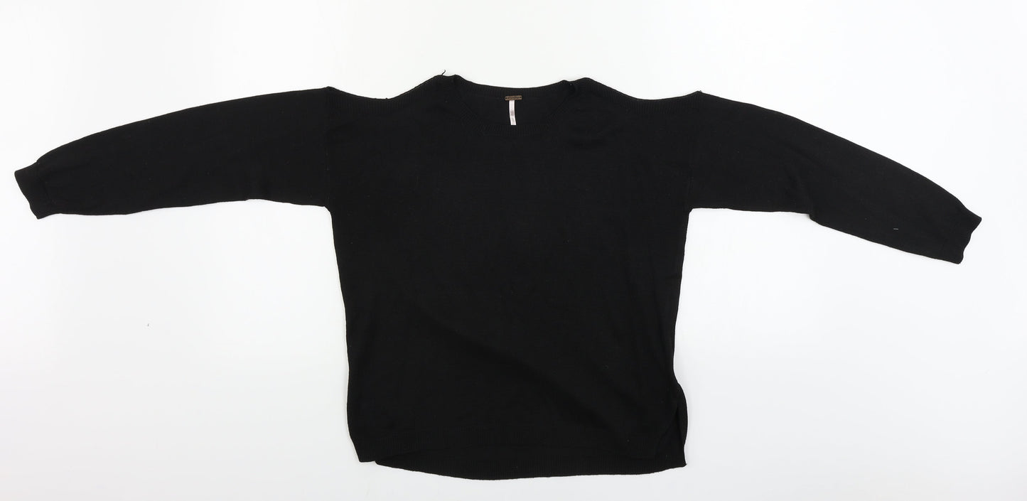 Preworn  Womens Black   Pullover Jumper Size S