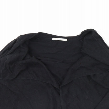 Preloved George Womens Black   Cardigan Jumper Size 8 - Detail