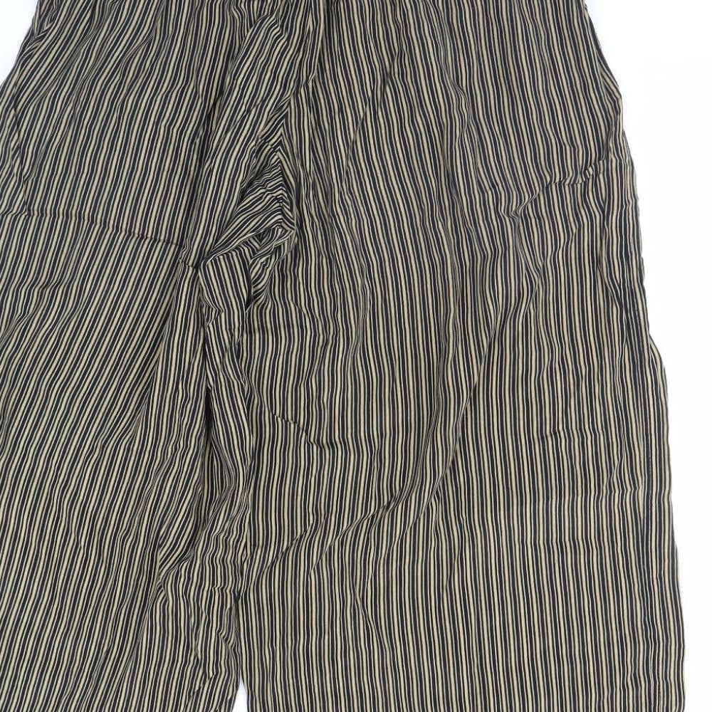 Gap Womens Black Striped  Trousers  Size 6 L29 in