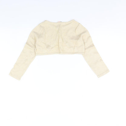 Back view of H&M girls’ beige jacket, size 2, years