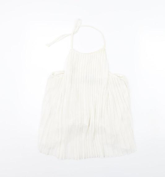 Missguided Womens White   Basic Tank Size 8